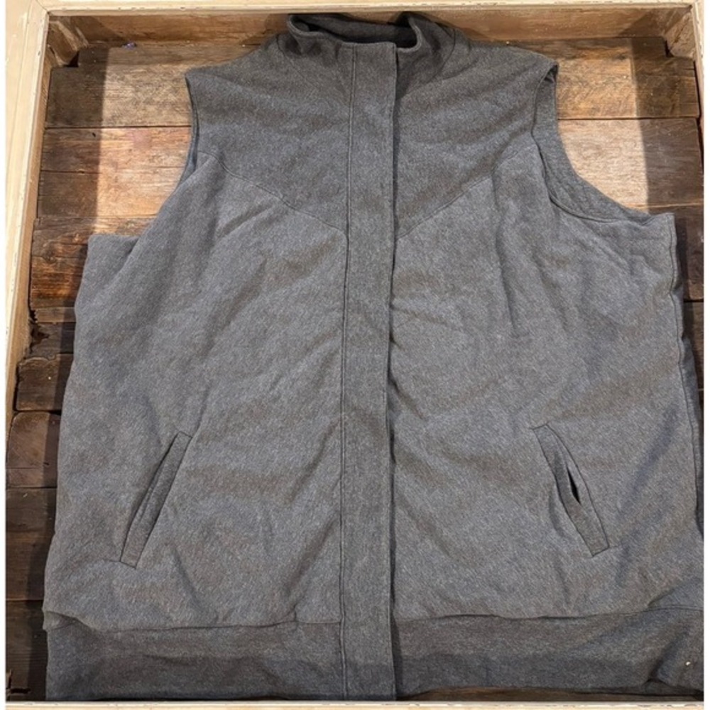 Land's End gray vest